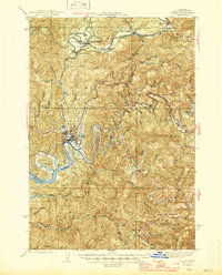 Download a high-resolution, GPS-compatible USGS topo map for Toledo, OR (1946 edition)