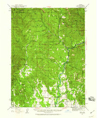 Download a high-resolution, GPS-compatible USGS topo map for Trail, OR (1959 edition)
