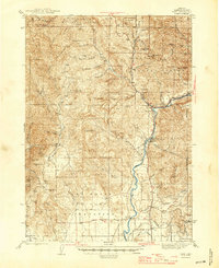 Download a high-resolution, GPS-compatible USGS topo map for Trail, OR (1945 edition)