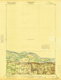 1918 Map of Troutdale, OR