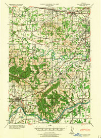 1940 Map of Tualatin