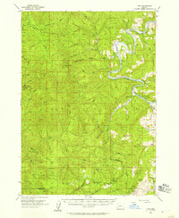 Download a high-resolution, GPS-compatible USGS topo map for Tyee, OR (1957 edition)