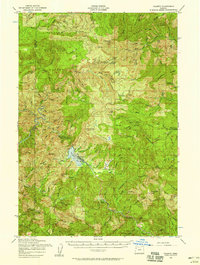 Download a high-resolution, GPS-compatible USGS topo map for Valsetz, OR (1958 edition)