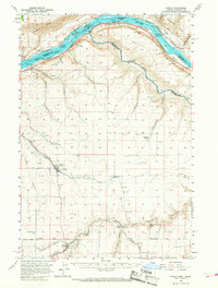 Download a high-resolution, GPS-compatible USGS topo map for Wasco, OR (1968 edition)