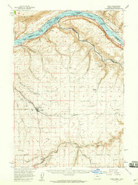 Download a high-resolution, GPS-compatible USGS topo map for Wasco, OR (1959 edition)