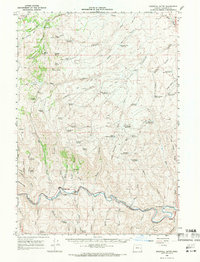 Download a high-resolution, GPS-compatible USGS topo map for Westfall Butte, OR (1971 edition)