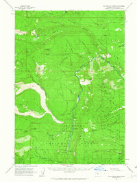 Download a high-resolution, GPS-compatible USGS topo map for Whitewater River, OR (1963 edition)
