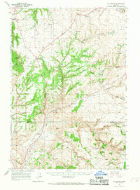 preview thumbnail of historical topo map of Wasco County, OR in 1966
