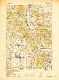 1942 Map of Yamhill