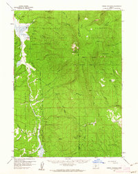 Download a high-resolution, GPS-compatible USGS topo map for Yamsay Mountain, OR (1961 edition)