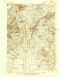 Download a high-resolution, GPS-compatible USGS topo map for Chemult, OR (1935 edition)