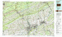 Download a high-resolution, GPS-compatible USGS topo map for Allentown, PA (1988 edition)