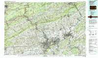 Download a high-resolution, GPS-compatible USGS topo map for Allentown, PA (1988 edition)