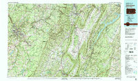 preview thumbnail of historical topo map of Johnstown, PA in 1981