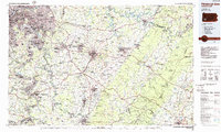 preview thumbnail of historical topo map of Westmoreland County, PA in 1986