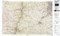 preview thumbnail of historical topo map of Washington County, PA in 1986