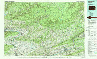 preview thumbnail of historical topo map of Lycoming County, PA in 1984