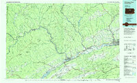 preview thumbnail of historical topo map of Clinton County, PA in 1984