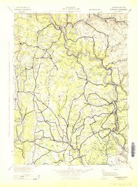 preview thumbnail of historical topo map of Honesdale, PA in 1943