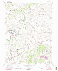 Download a high-resolution, GPS-compatible USGS topo map for Abbottstown, PA (1989 edition)