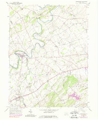 Download a high-resolution, GPS-compatible USGS topo map for Abbottstown, PA (1989 edition)