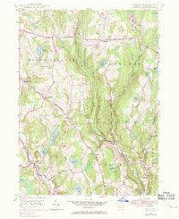 preview thumbnail of historical topo map of Wayne County, PA in 1946