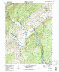Download a high-resolution, GPS-compatible USGS topo map for Alexandria, PA (1997 edition)