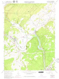 Download a high-resolution, GPS-compatible USGS topo map for Alexandria, PA (1980 edition)