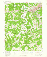 Download a high-resolution, GPS-compatible USGS topo map for Aliquippa, PA (1965 edition)