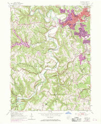 Download a high-resolution, GPS-compatible USGS topo map for Aliquippa, PA (1970 edition)
