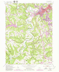 Download a high-resolution, GPS-compatible USGS topo map for Aliquippa, PA (1980 edition)