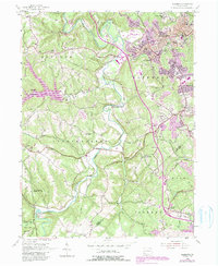 Download a high-resolution, GPS-compatible USGS topo map for Aliquippa, PA (1990 edition)