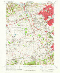 Download a high-resolution, GPS-compatible USGS topo map for Allentown West, PA (1966 edition)