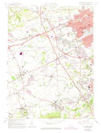 Download a high-resolution, GPS-compatible USGS topo map for Allentown West, PA (1973 edition)