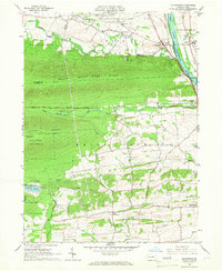 Download a high-resolution, GPS-compatible USGS topo map for Allenwood, PA (1967 edition)