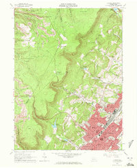 Download a high-resolution, GPS-compatible USGS topo map for Altoona, PA (1972 edition)