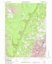 Download a high-resolution, GPS-compatible USGS topo map for Altoona, PA (1982 edition)