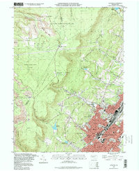 preview thumbnail of historical topo map of Altoona, PA in 1993