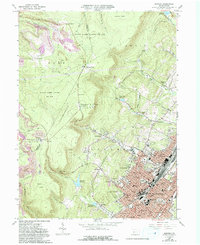 Download a high-resolution, GPS-compatible USGS topo map for Altoona, PA (1993 edition)