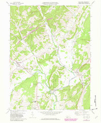 preview thumbnail of historical topo map of Bedford County, PA in 1971