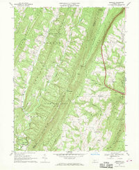 Download a high-resolution, GPS-compatible USGS topo map for Amaranth, PA (1970 edition)