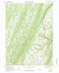 Download a high-resolution, GPS-compatible USGS topo map for Amaranth, PA (1983 edition)