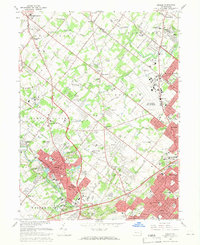 Download a high-resolution, GPS-compatible USGS topo map for Ambler, PA (1968 edition)