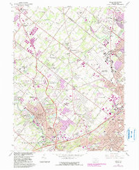 Download a high-resolution, GPS-compatible USGS topo map for Ambler, PA (1983 edition)