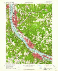 Download a high-resolution, GPS-compatible USGS topo map for Ambridge, PA (1961 edition)