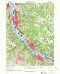 Download a high-resolution, GPS-compatible USGS topo map for Ambridge, PA (1971 edition)