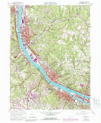 Download a high-resolution, GPS-compatible USGS topo map for Ambridge, PA (1988 edition)