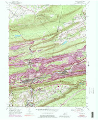 Download a high-resolution, GPS-compatible USGS topo map for Ashland, PA (1989 edition)