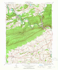 Download a high-resolution, GPS-compatible USGS topo map for Auburn, PA (1966 edition)
