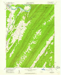 Download a high-resolution, GPS-compatible USGS topo map for Aughwick, PA (1961 edition)